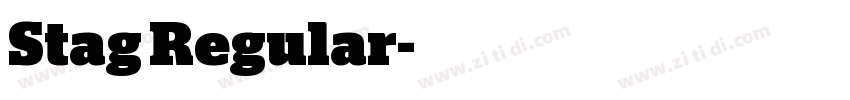 Stag Regular字体转换
